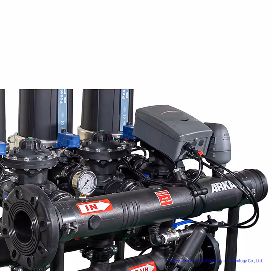 農業灌漑システム/農業点滴灌漑用自動バックアウシュ ディスク フィルター システム